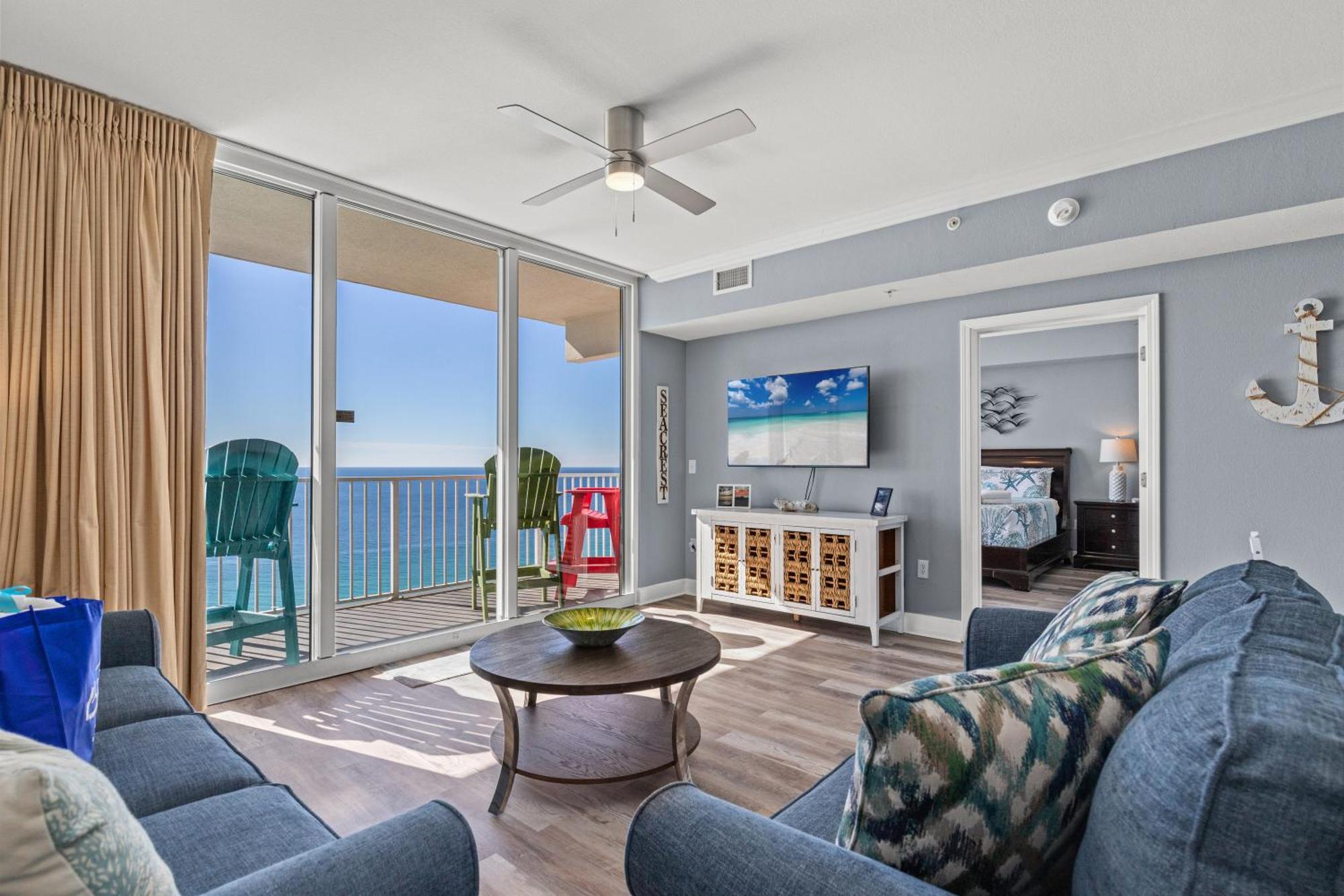 Tidewater Escape: 1Br/2Ba Beachfront Condo, Sleeps 6, Gulf Views & Comfort! Panama City Beach Ngoại thất bức ảnh