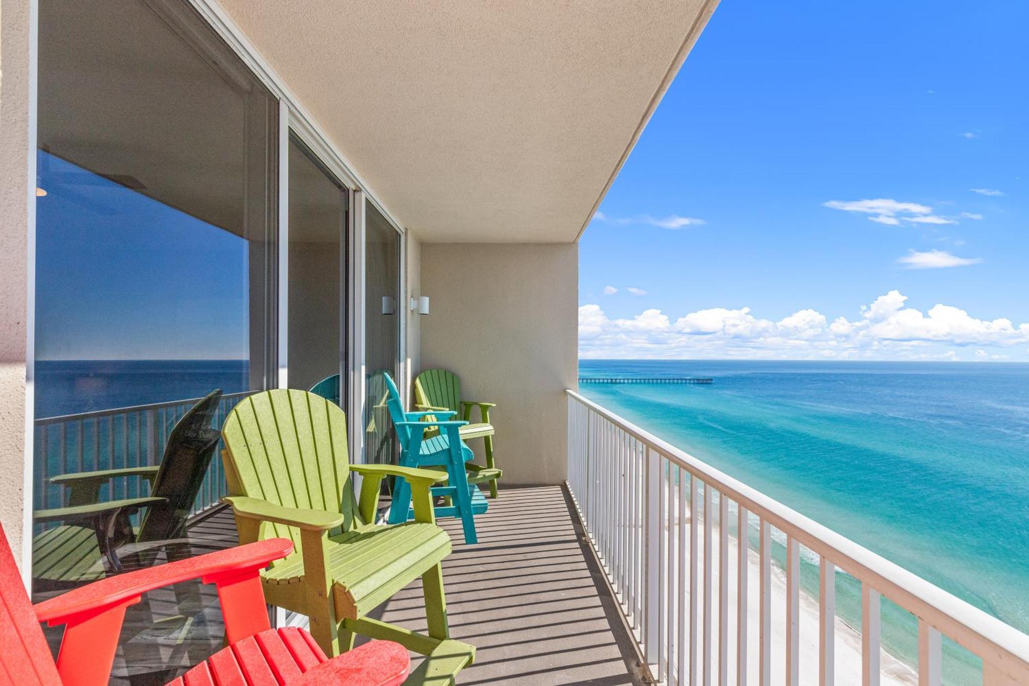 Tidewater Escape: 1Br/2Ba Beachfront Condo, Sleeps 6, Gulf Views & Comfort! Panama City Beach Ngoại thất bức ảnh